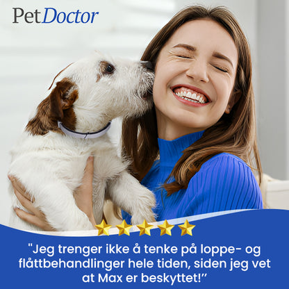 PetDoctor 8 måneders loppe- og flåttkrage